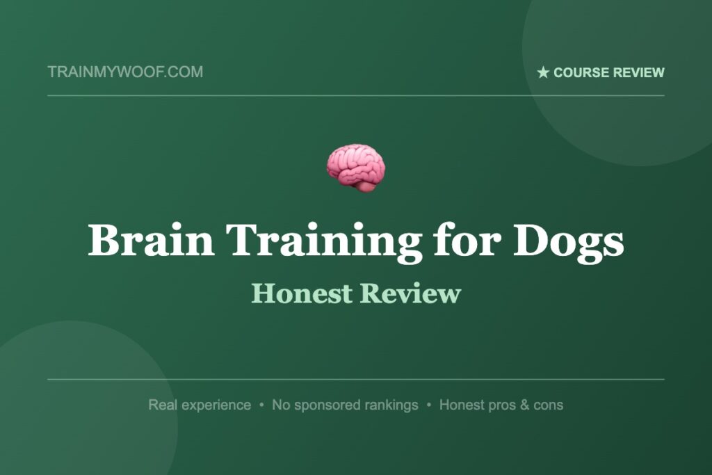 brain training for dogs review