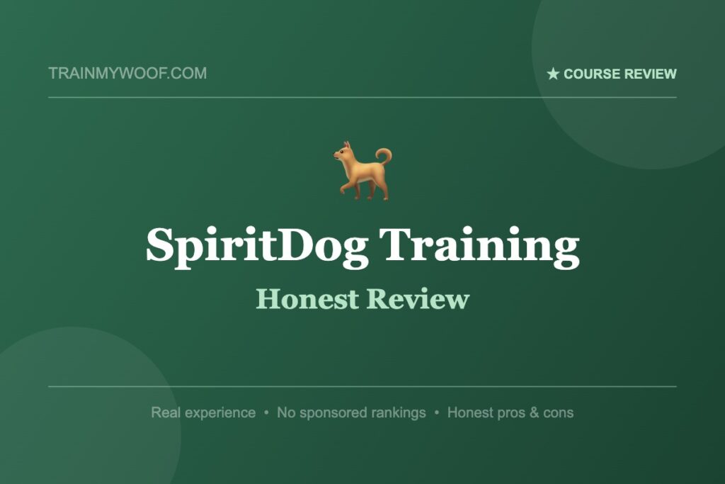 spiritdog training review