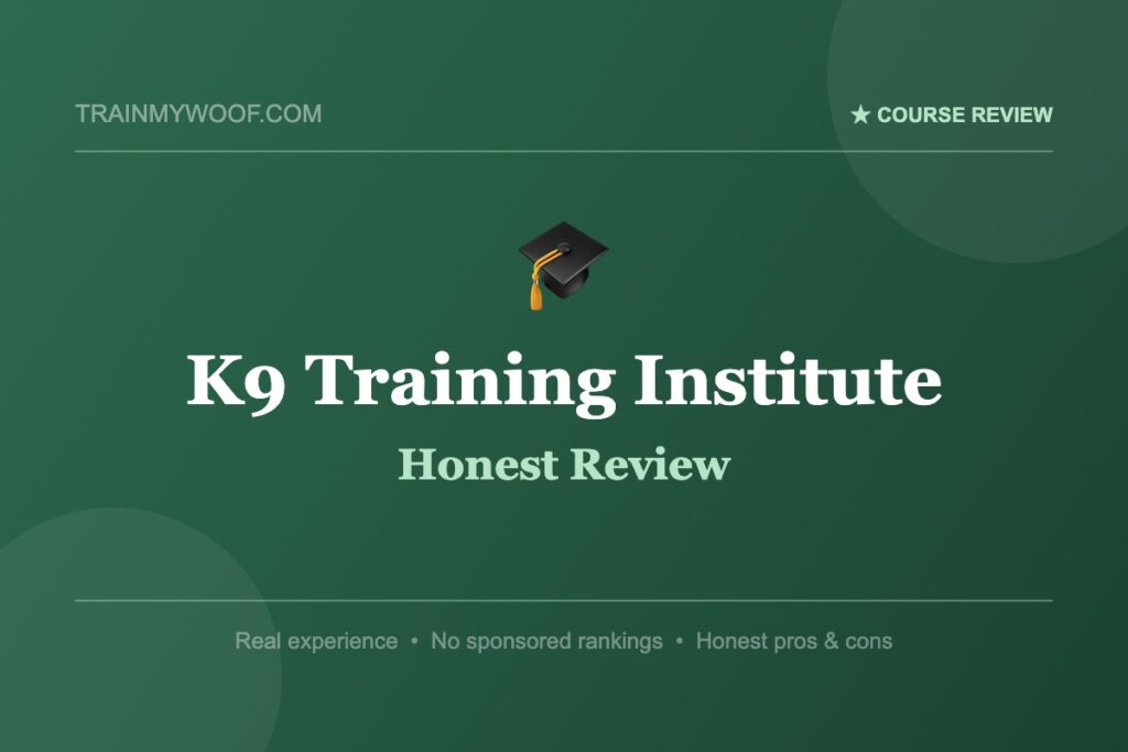 k9 training institute review